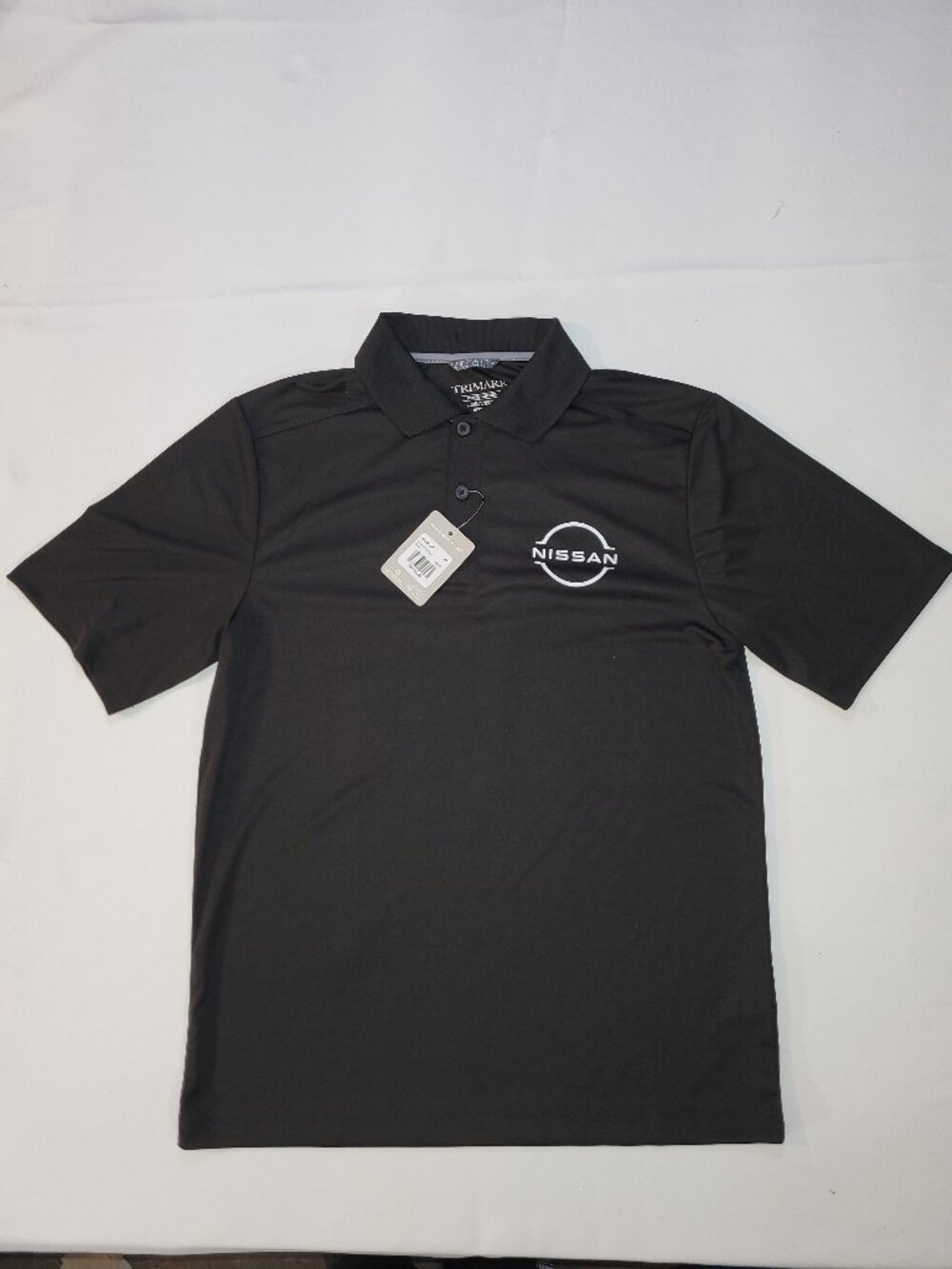 Nissan Men's Polo Shirt Size Small Black Short Sleeve NWT